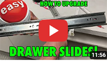 Quick and easy conversion of economy roller drawer slides to soft-close drawer slides