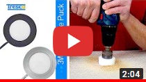 How to Install Tresco Equiline Puck Lights video clip