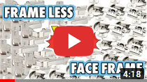 Face-Frame Cabinet vs Frameless Cabinet video clip