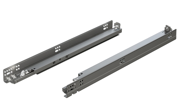 How do you install the 21" BLUMOTION drawer slides?