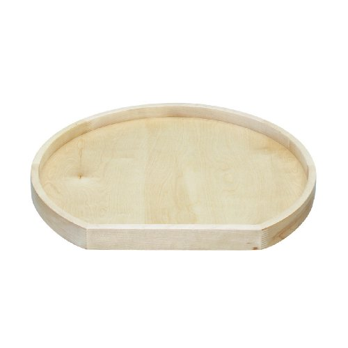 Rev-A-Shelf 20" Wood D-Shape 1 Shelf Lazy Susan with Swivel Bearing Natural Maple Rev-A-Shelf 4WLS201-20-BS52 Questions & Answers
