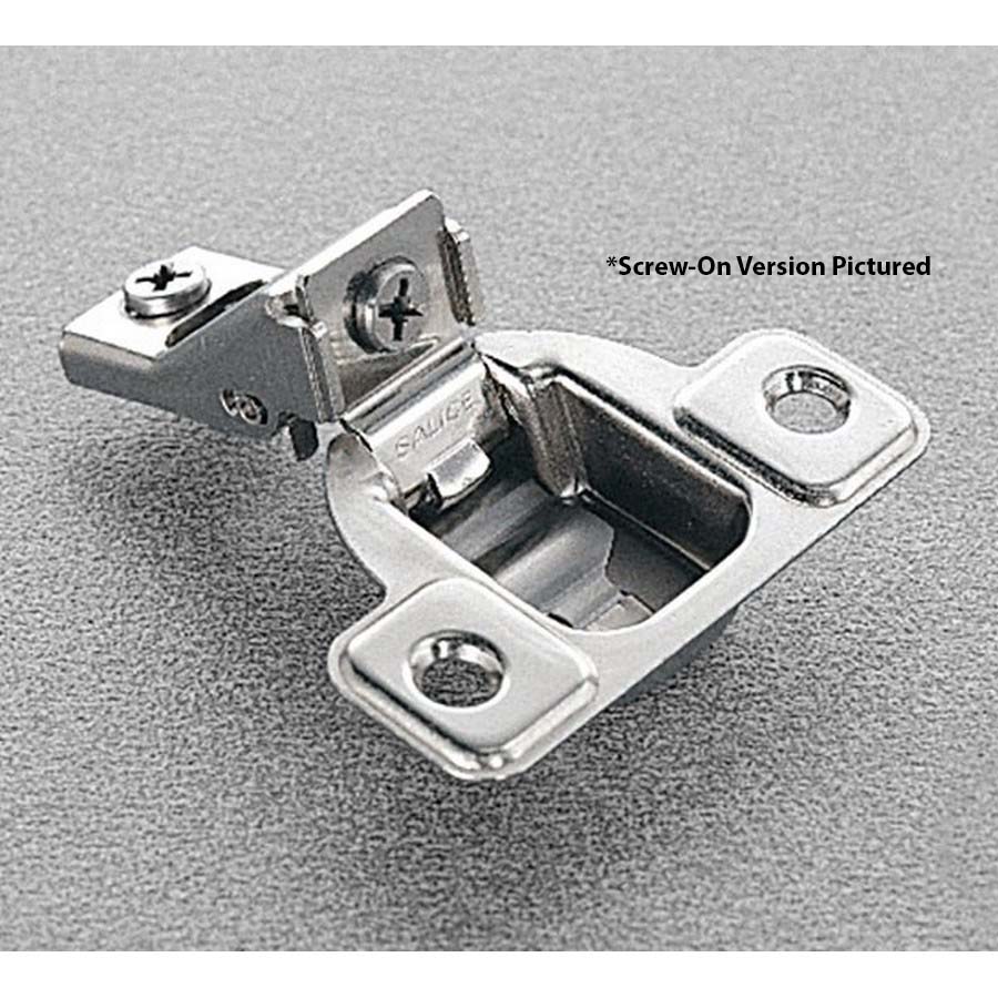 Salice CSP3699, 106° One Piece Face Frame Hinge, Self-Closing, 9/16" Overlay, Screw-On Questions & Answers
