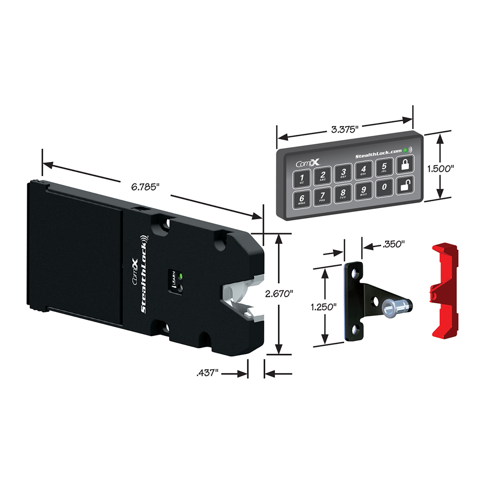 CompX Timberline SL-100 StealthLock Keyless Cabinet Locking System Starter Kit Questions & Answers