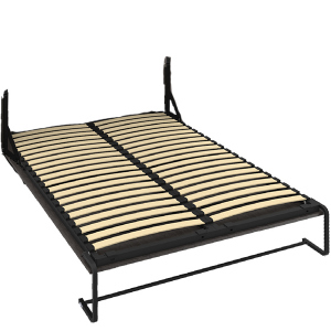 how high is the bed frame once extended? I need to determine mattress height if I add a 12" mattress, ideally I need it to be 26"