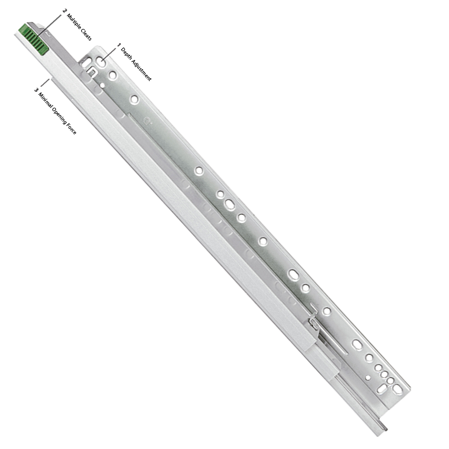21" Elite Plus Full Extension Soft-Close Undermount Drawer Slide Grass 13043-03 Questions & Answers