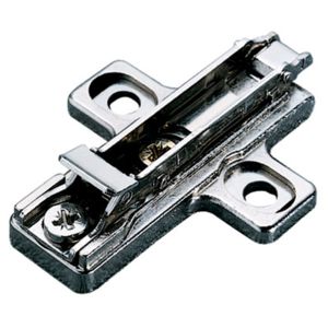 What is the height of the hinge mounting plate?