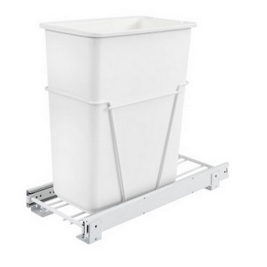 Rev-A-Shelf RV-9PB Single 30 Quart Bottom Mount Waste Container 3/4 Extension White Rev-A-Shelf RV-9PB Questions & Answers