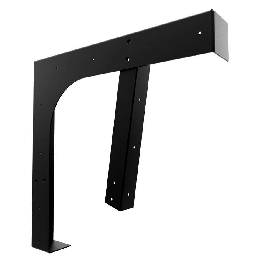 20" ADA Universal Floating Vanity Bracket Black Federal Brace 40435 Questions & Answers