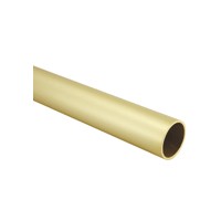 What is the material of the closet rod?