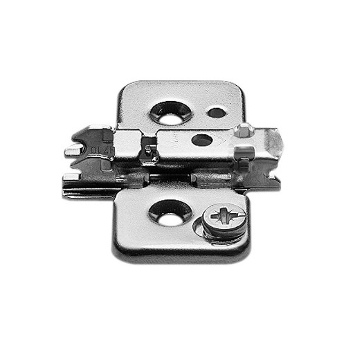 What type of fixing does this mounting plate use?