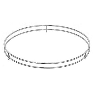 Rev-A-Shelf 18" Diameter Full Circle Lazy Susan Chrome Fence Railing Rev-A-Shelf 5LSF018-CR Questions & Answers