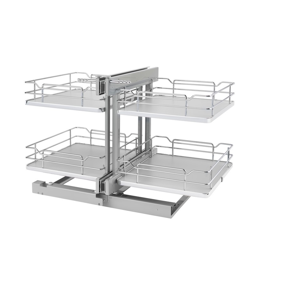 will this model fit into a cabinet with a 20" tall opening?  I have a blind corner but the door panel/opening isn't full height, there is a drawer above the door.