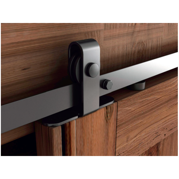 Barn Door Top Mount Roller for Mini Door Black WE Preferred 77229 51 135 Questions & Answers