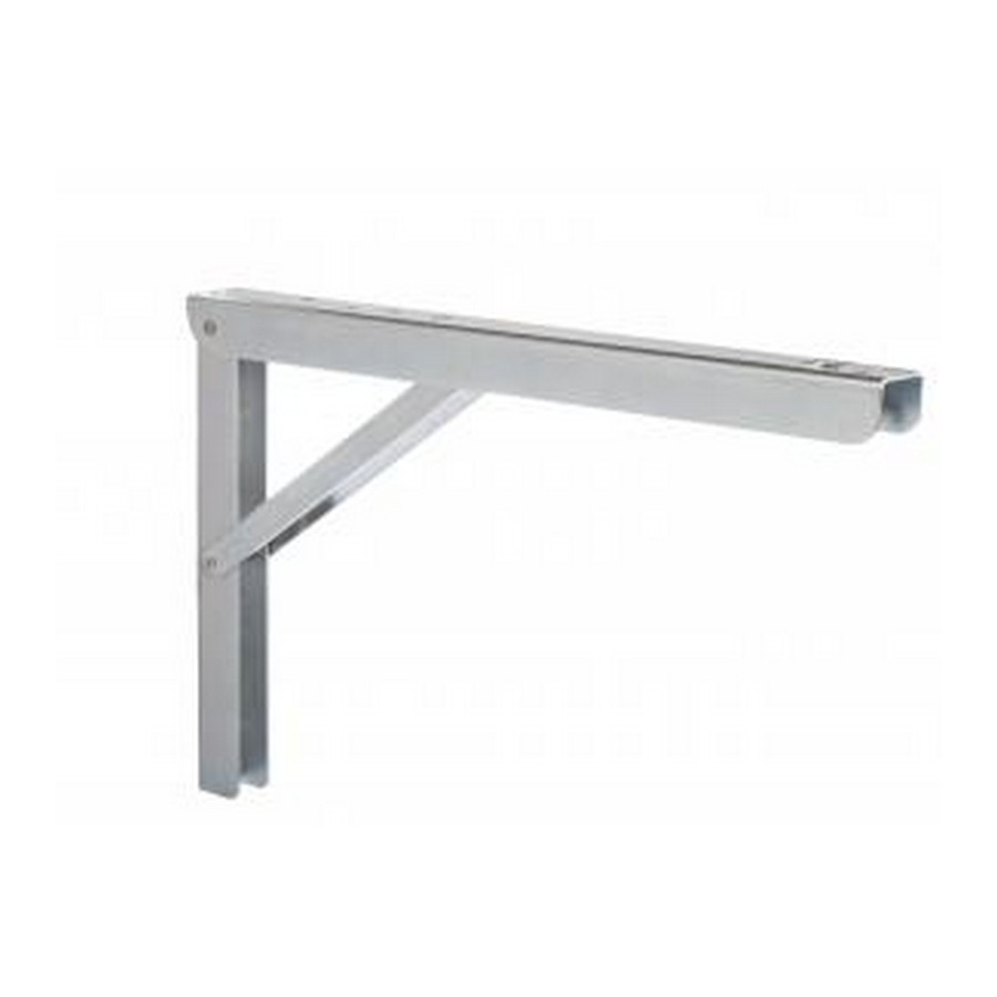 Folding Shelf Bracket 16"x 9-5/64" Zinc Knape and Vogt 206 ZC 16 Questions & Answers