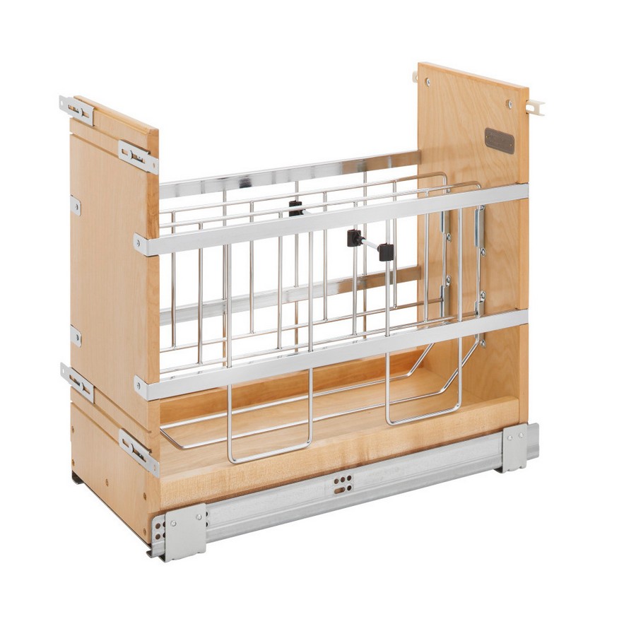 Rev-A-Shelf 9" Wood Base Cabinet Pullout with Tray Divider/Foil Wrap Holder Rev-A-Shelf 447-BCSC-9C Questions & Answers
