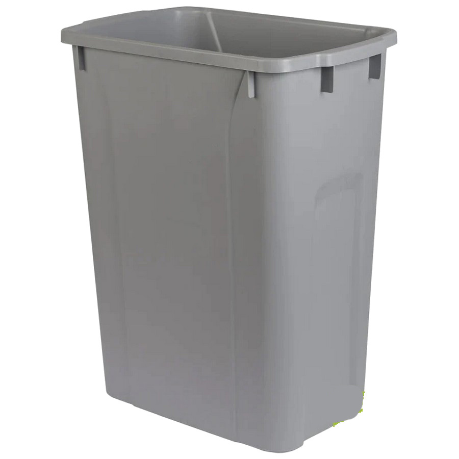 Gray Waste Bin Only 50 Quart Century Components 50QTBN-GR Questions & Answers