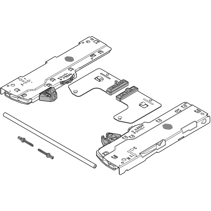 Blum MOVENTO TIP-ON BLUMOTION Set for 769R5337MD Blum T60L7570D Questions & Answers