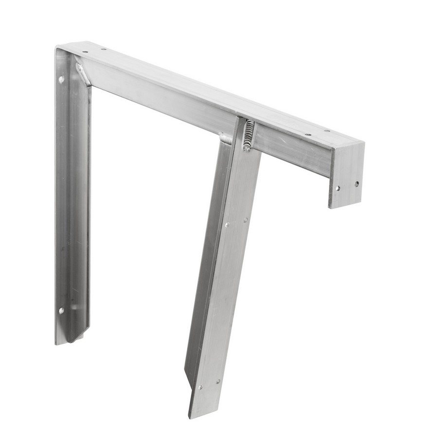 Vanity Bracket 18" x 21-1/2" Mill Finish Rakks EH-1818-LV Questions & Answers