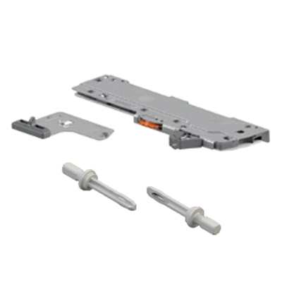 Blum Standard Duty L1 TIP-ON BLUMOTION Set for 14"-22" Drawers Left & Right Light Gray Blum T60L7340 Questions & Answers