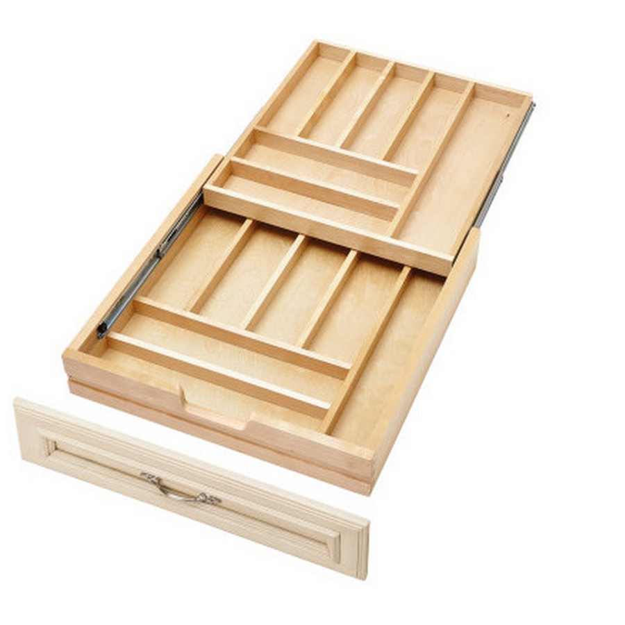 Can you give me the exact dimensions of the outside of this drawer?  With and without the blumotion soft close slides please.