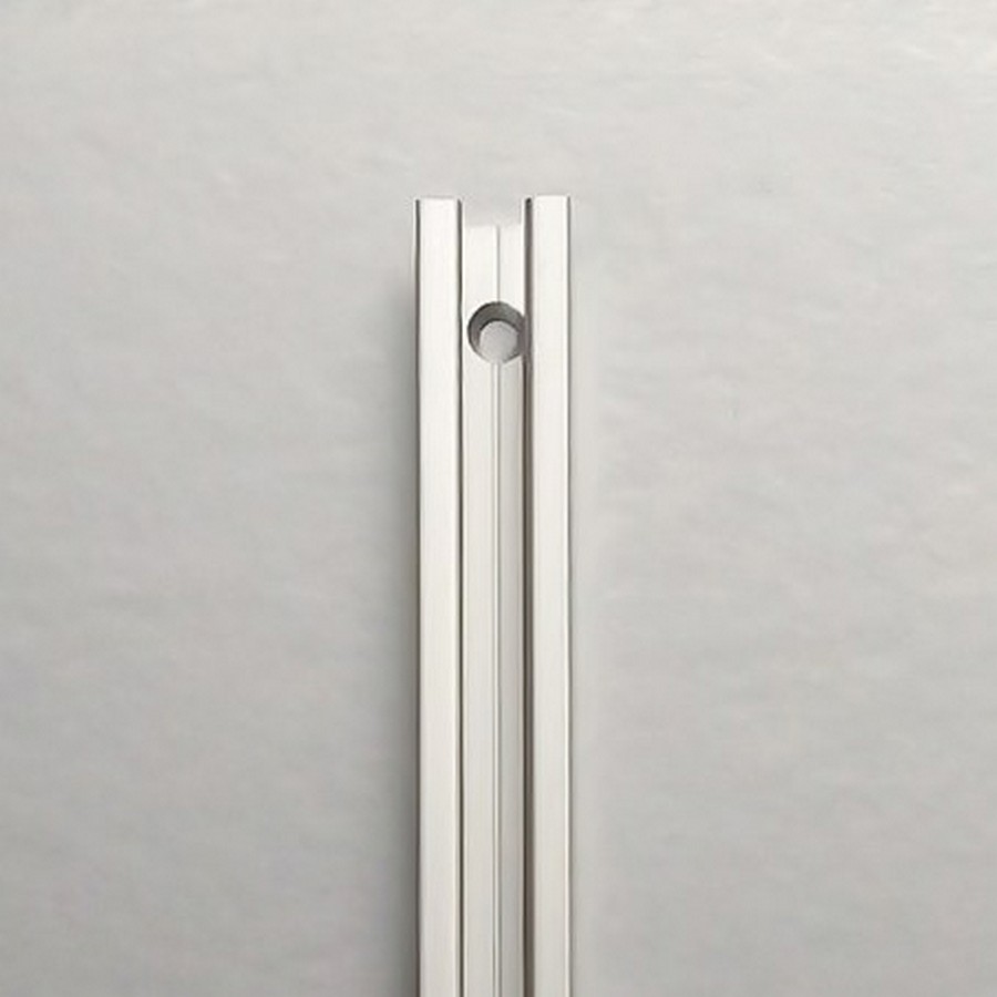Concerning the Rakks heavy duty bracket system, what is the minimum distance needed between the top of the C-Style wall mount and the ceiling, to allow the bracket to be inserted at the required angle?