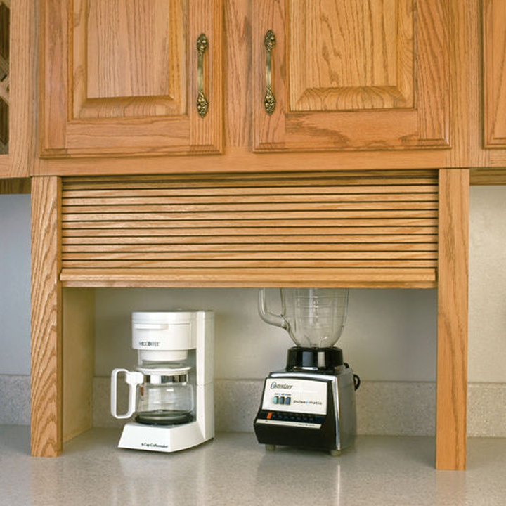 Omega National AG-100SVR-24, 24 W Appliance Garage Set - Straight Unit, Red Oak Veneer Door Questions & Answers