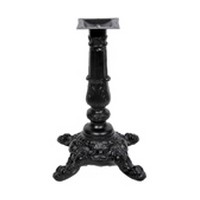Ornamental 24" x 24" 4-Leg Table Base 28-1/2" H Black Wrinkle Finish Peter Meier B8C5-29-MT Questions & Answers