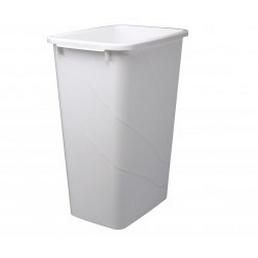 50 Quart White Replacement Waste Container Knape and Vogt QT50PB-W Questions & Answers