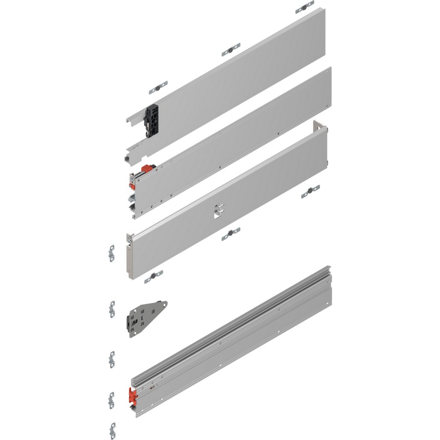 Blum REVEGO Duo Pocket Profile Set with TIP-ON 450mm Left Hand Aluminum Blum 802P450D.L2 Questions & Answers