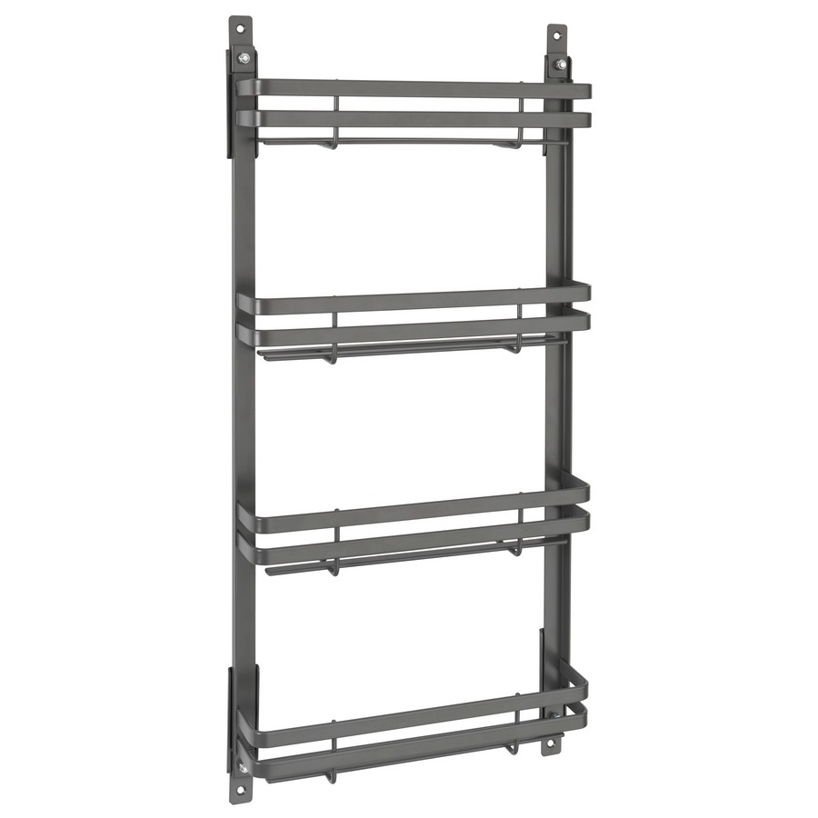Rev-A-Shelf Flat Wire Door Mount Spice Organizer for Wall 15" Orion Gray Rev-A-Shelf 5365-10-FOG Questions & Answers