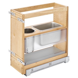 Rev-A-Shelf Maple Vanity 8in Grooming Organizer Rev-A-Shelf 445-VCG20-8 Questions & Answers