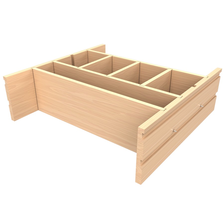 Rev-A-Shelf 18-3/4" Deep Drawer Divider System Maple Rev-A-Shelf 4WDIV-24-1 Questions & Answers