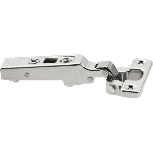 I was advised by Blum that this hinge might work for my needs. I have narrow stiles in one area of my kitchen. The cabinets do have a face frame and there is a 3/4 overlay. Their brochure doesnt go up to a 3/4 overlay but the 0 hinge plate comes close. Would this hinge and the 0 hinge plate work for me? If so what is the part number for that hinge plate and I will place an order.