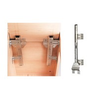 Can I get more description on how to cut the wood to get the hinge to attach to the door with measurements