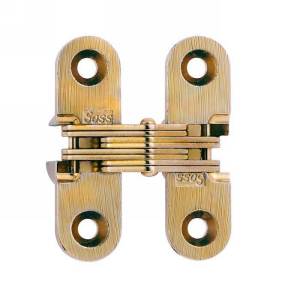 #303 1-1/2" Invisible Hinge Satin Brass Soss 303CUS4 Questions & Answers