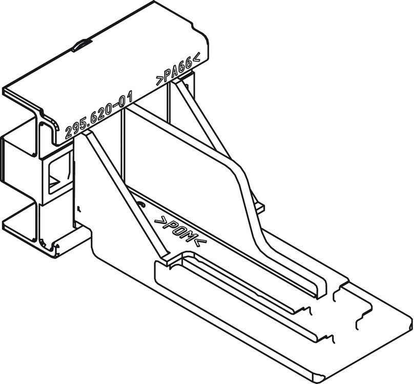 Blum Rear Mount Socket for 552/562/563 TANDEM Drawer Slides Blum 2956400 Questions & Answers