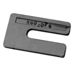 What is the thickness of the hinge spacer?