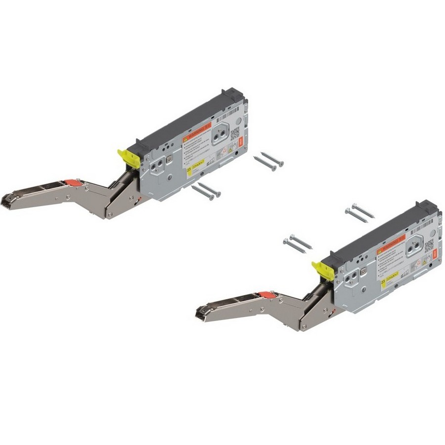 What type of doors is the lift mechanism suitable for?