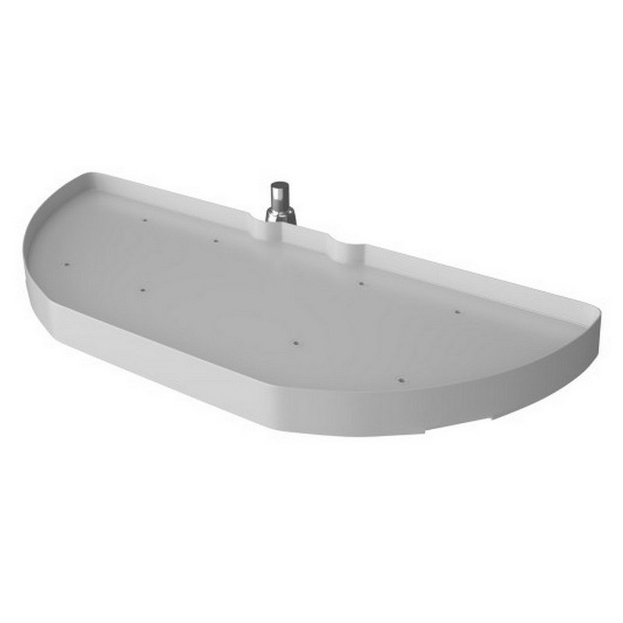 Rev-A-Shelf 31" Polymer Half Moon 1 Shelf Pivot and Slide Lazy Susan White Rev-A-Shelf 6881-31-11-52 Questions & Answers