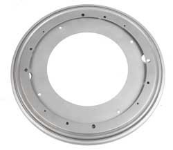 Triangle 12C 12" Round Zinc Plated Steel Swivel Bearing, 20" - 48" Turntable Questions & Answers