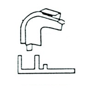 1-3/4" Radius Tambour Track Curve for 1/4" - 5/16" T Door Brown Outwater 4C55 Questions & Answers