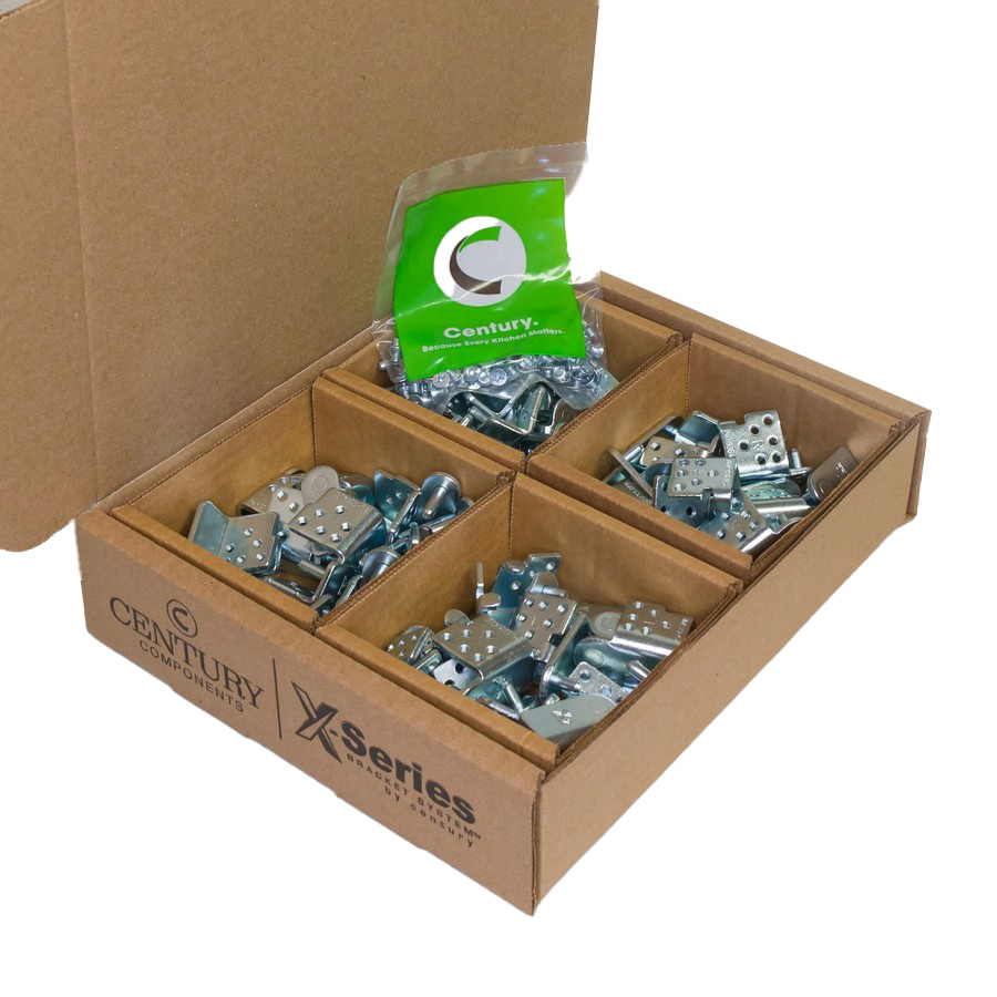 How many X-Brackets are included in the package?