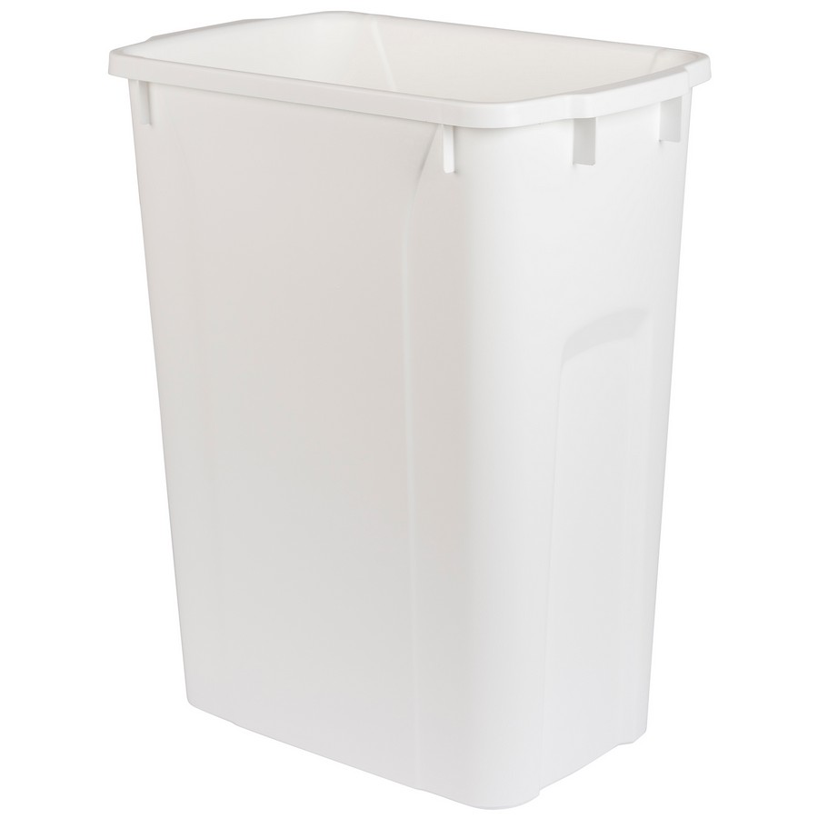 White Waste Bin Only 50 Quart Century Components 50QTBN-WH Questions & Answers