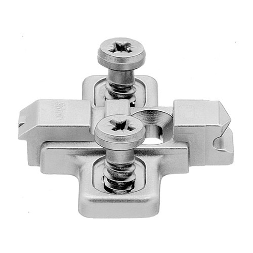 Blum 0mm CLIP Cruciform Mouting Plate with Elongated Hole Adjustment Pre-Mounted System Screws Blum 175L8100 Questions & Answers
