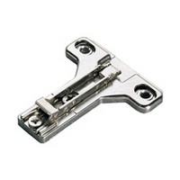 What type of cabinet is the mounting plate designed for?