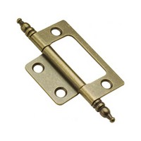 Self Mortise Finial Tip Hinge Antique Brass Hickory Hardware P8294-AB Questions & Answers