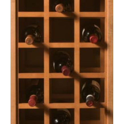 Sonoma Series Wine Rack 24" X 30" Maple One Pair Omega National L3240MUF9 Questions & Answers
