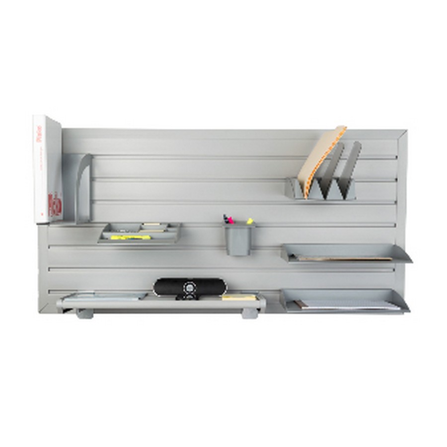 HandiSPACES Office Accessory Kit 4' x 2' Gray HandiSOLUTIONS HSOAKG4X2 Questions & Answers