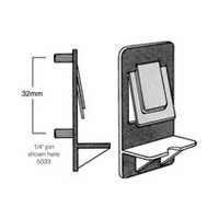 Hardware Concepts 5030-095, 5mm Bore, Shelf Support with Dual Size Locking Clip for Use with 3/4 & 1in Shelves, Clear, 100-Pack Questions & Answers
