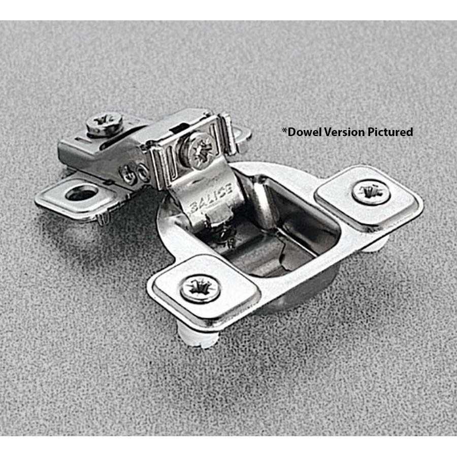 My son just bought a new home it has the salice 106 hinges on the cabinets. Several of them fall short of closing by about a half inch. Any ideas on how to adjust these hinges?